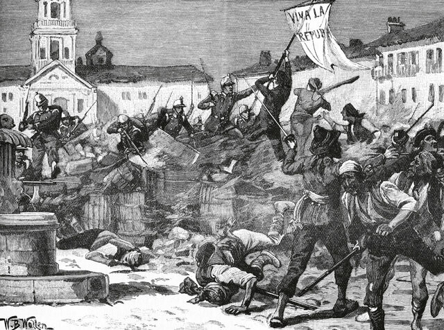 DERROCAMIENTO DE ISABEL II