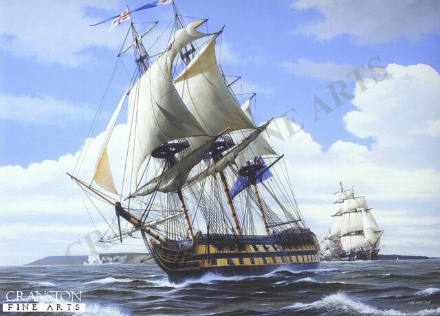 Nelson joins HMS Raisonnable