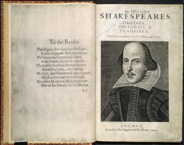 Publication of Shakespeare's First Folio