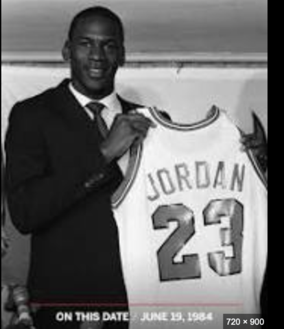 Michael Jordan was drafted
