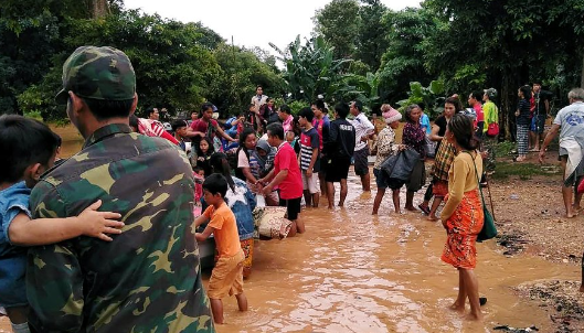 Colapso de la Presa de Laos