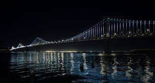 Dazzling Lights of The Bay Bridge