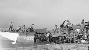 Desembarco en la isla de Sicilia.