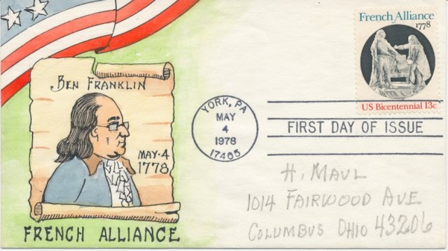 The United States and France sign the French Alliance