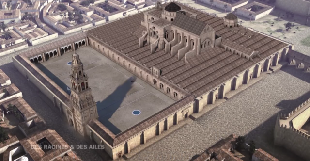 Inicio de la costrucción de la Mezquita de Córdoba