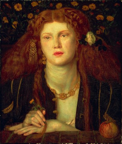 Boca baciata de Rossetti