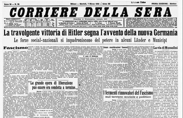Hitler capo del governo