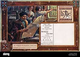 1477: Primer anuncio impreso en un libro de William Caxton