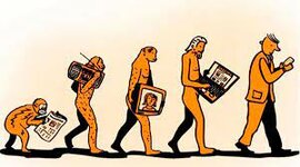Timeline: EVOLUCION DE LOS MEDIO DE COMUNICACION