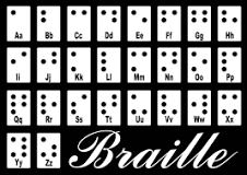 el sistema braille 1824