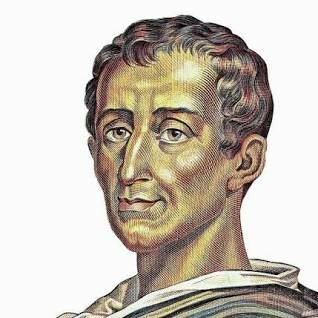 Baron De Montesquieu published the spirit of the laws