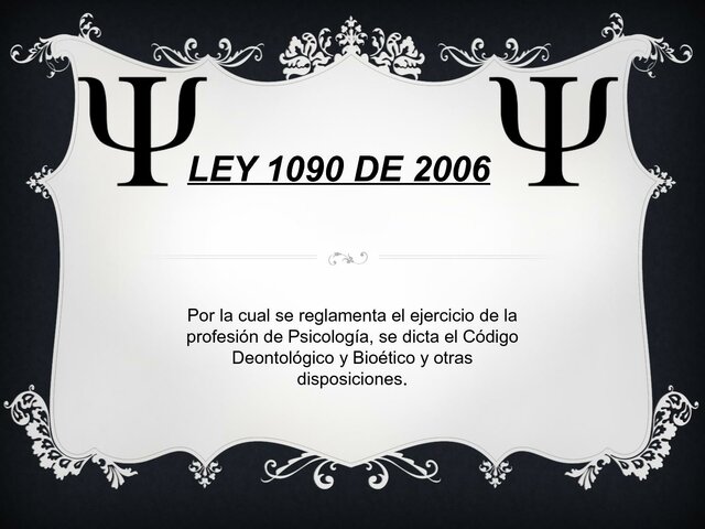Ley 1090