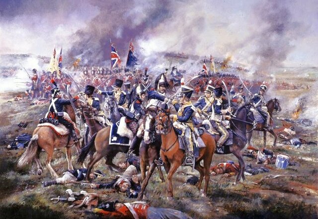 La batalla de Waterloo