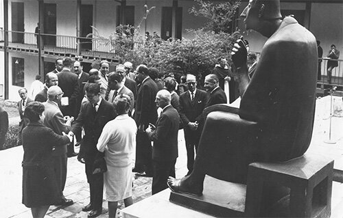 Primer grupo de estudiantes que entra al primer programa de psicología de la Universidad de los Andes