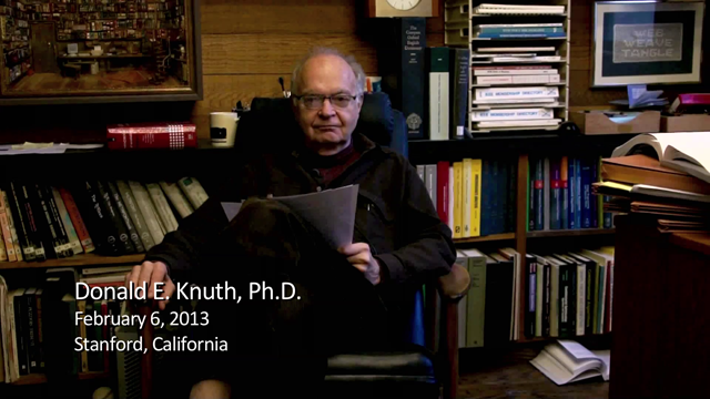 DONALD KNUTH (1938-ACT)