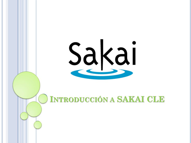 Se creo Sakai CLE