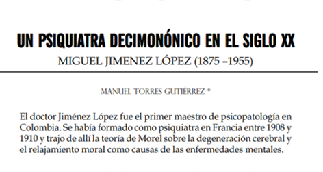 Miguel Jiménez López y "La escuela y la vida"