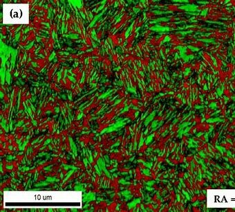 Electron backscatter patterns observed