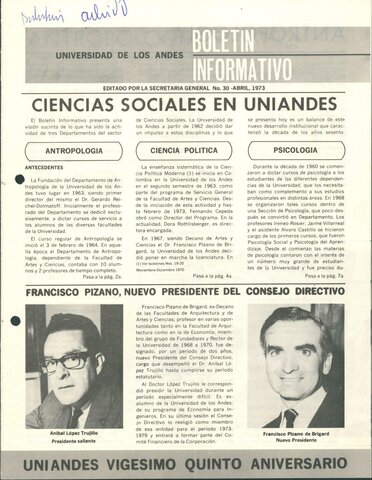 Psicología, Universidad de Los Andes