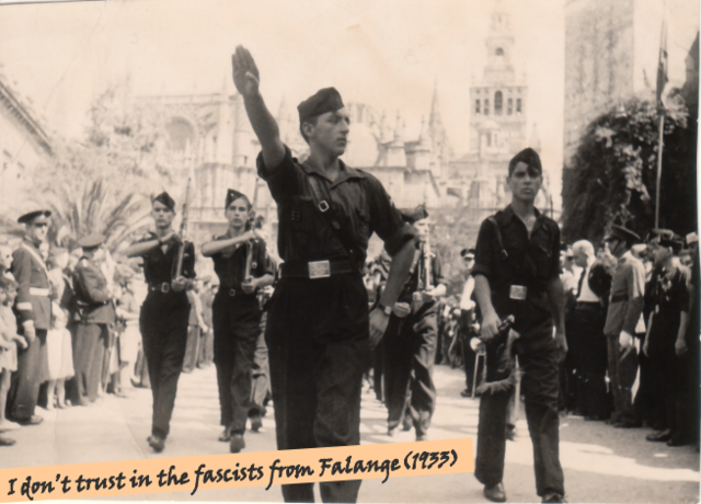 Creation of spanish falange