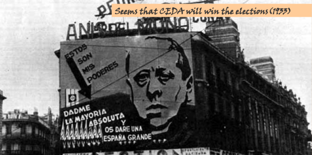 Seems that CEDA will win the elections