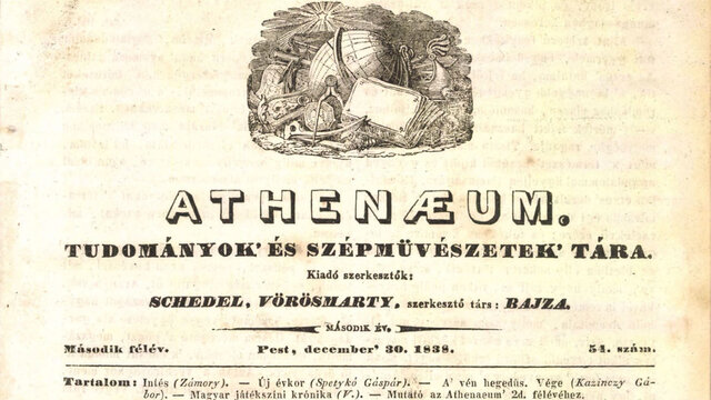 1. vers - Athenaeum folyóirat