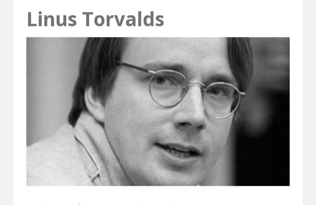 LINUS TORVALDS