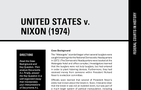 United States vs. Nixon