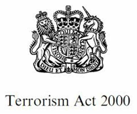 Terrorism Act 2000.