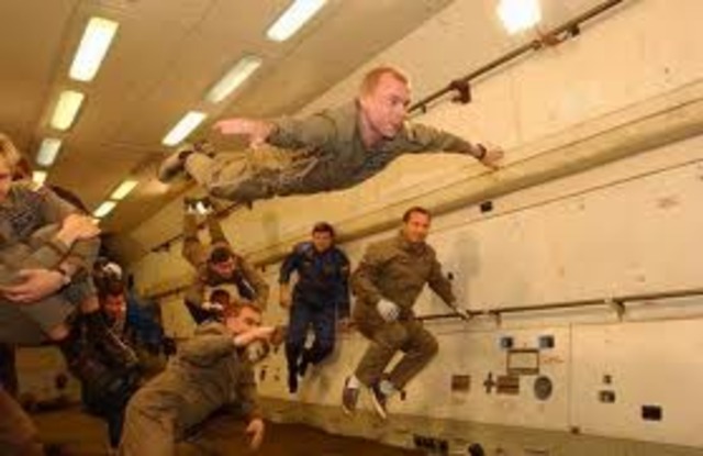 The astronauts’ had to train