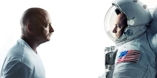 Space makes twins no longer twins