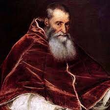 Pope Paul lll starts his Council of Trent