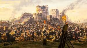 Byzantine Empire fell to the Ottoman Turks