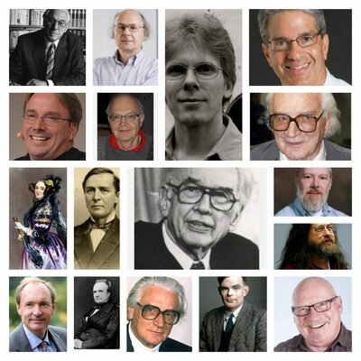 Timeline: PADRES DE LA INFORMÁTICA