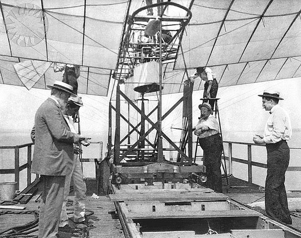 First "plane" built with an engine. The "Aerodome"