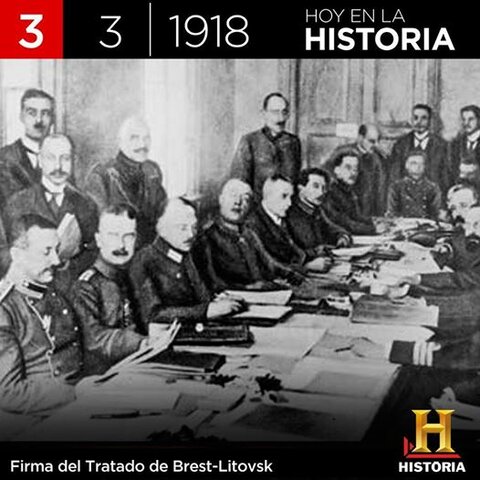 Russia signs the traeaty of Brest-Litovsk