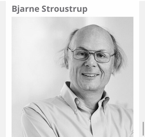 BJARNE STROUSTRUP