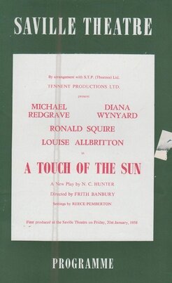 Professional Debut: A Touch of the Sun