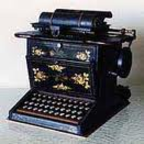 Christopher Sholes Invents the first typewriter