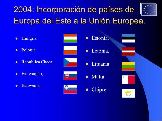 Diez paises se unan a la Union Europea