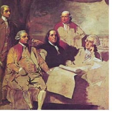 British sign articles of peace