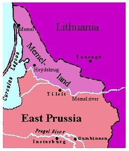 Alemanya s’annexiona Memel (Lituània).