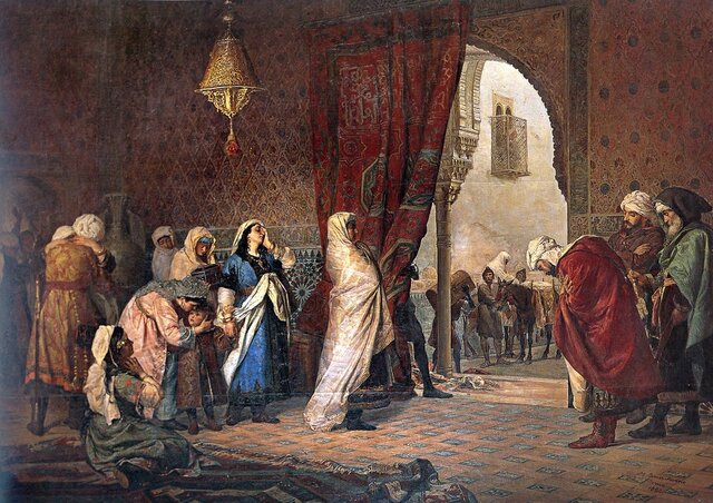 El rei Boabdil firma les Capitulacions de Granada i entrega la ciutat als Reis Catòlics.