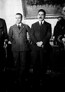 De la Huerta en contra de Obregón.