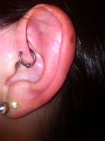 I got my daith pierced.