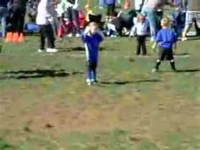 I first played soccer