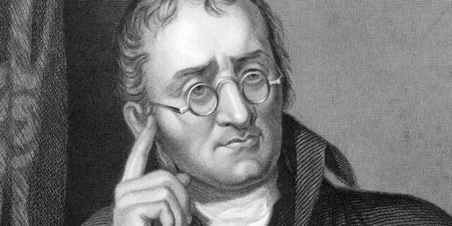 John Dalton propone la teoría atómica