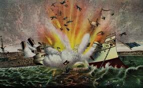 The U.S.S Maine blows up