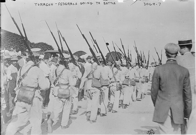 Huerta se levanta en armas