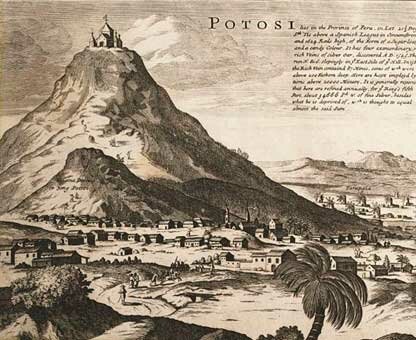 Descubren grandes minas de plata en América.